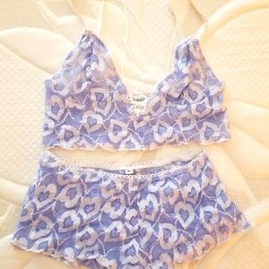 Fredericks of Hollywood bralette with panty